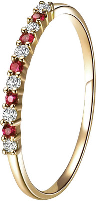 

Facetzinspire Gold Ruby Gold-plated Plated Ring