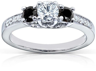 

Kiara Jewellery Sterling Silver Swarovski Zirconia Rhodium Plated Ring, White