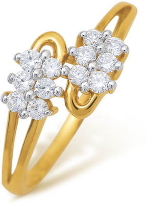 5% OFF on Nishtaa 22kt Cubic Zirconia Yellow Gold ring