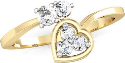 

Vachya Glory 18kt Diamond Yellow Gold ring(Yellow Gold Plated)