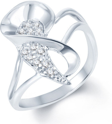 

Sukkhi Delightful Alloy Cubic Zirconia Rhodium Plated Ring, White