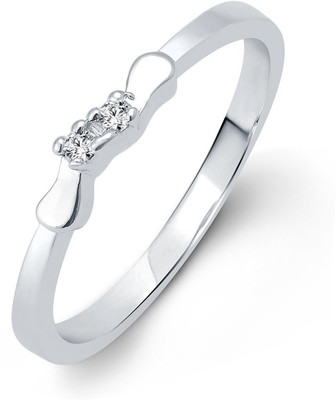 

Vighnaharta Modern Simply Alloy Cubic Zirconia Gold-plated Plated Ring, Silver