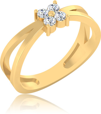 31% OFF on Forever Carat Funky 14kt Yellow Gold ring