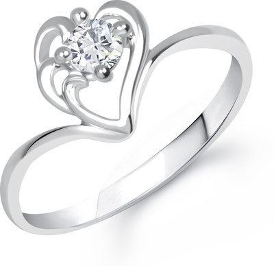 83% OFF on MEENAZ Hole In The Heart Alloy Ring