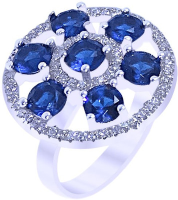 

Elotic Silver Cubic Zirconia Rhodium Plated Ring