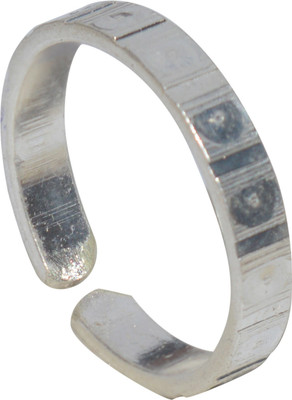 

Kataria Jewellers Silver Silver Plated Toe Ring, Beige