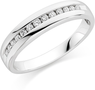 60% OFF on Ziveg 92.5 Sterling Silver Made With Swarovski Zirconia Silver Swarovski Crystal Platinum Plated Ring