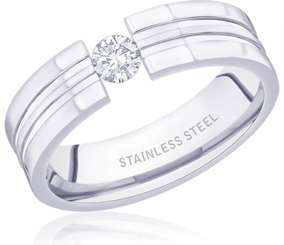 Peora Grooved Tension Stainless Steel Ring available at flipkart for Rs.450