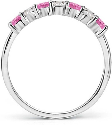

Kiara Jewellery Silver Cubic Zirconia Rhodium Plated Ring