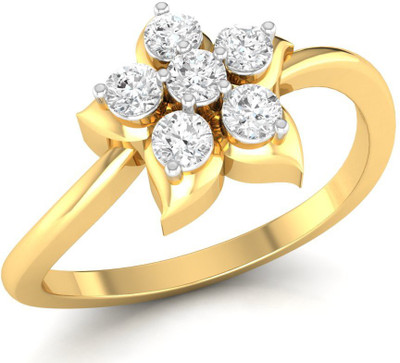 

Ciemme Sterling Silver Cubic Zirconia Gold-plated Plated Ring, Yellow