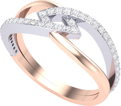 CLARA Wilma Sterling Silver Cubic Zirconia Gold Plated Ring