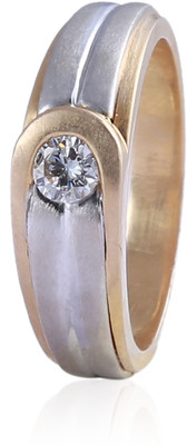 

Jisha Men's Love Band 14kt Diamond Yellow Gold ring