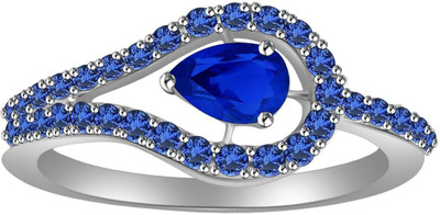 

Anopchand Tilokchand Jewellers Silver Cubic Zirconia Gold-plated Plated Ring, Platinum