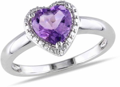 

Kiara Jewellery Silver Cubic Zirconia Rhodium Plated Ring