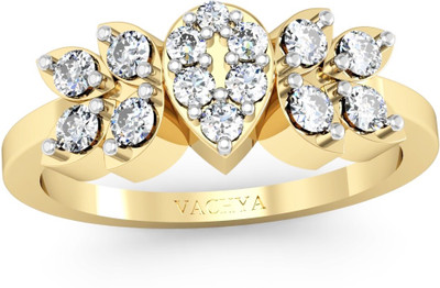 

Vachya Glory 18kt Diamond Yellow Gold ring(Yellow Gold Plated)