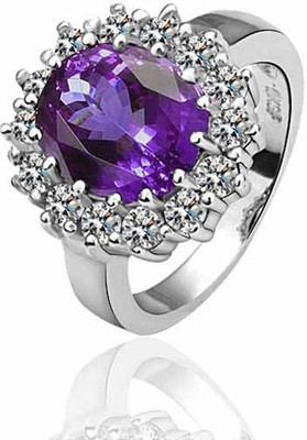 Aaishwarya Alloy Ring, Purple