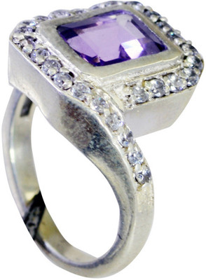 22% OFF on Riyo Gorgeous Amethyst Metal Amethyst Ring