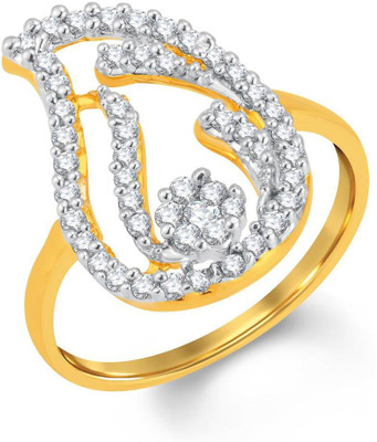 

Sukkhi Alloy Gold-plated, Rhodium Plated Ring, White;gold