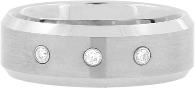 

the jewelbox Tungsten Silver Plated Ring