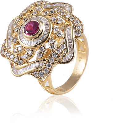 

Jisha Cocktail Inspiration 14kt Diamond, Ruby Yellow Gold ring