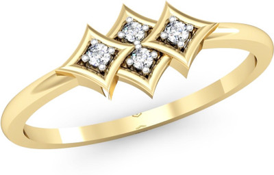 

Vachya Glory 14kt Diamond Yellow Gold ring(Yellow Gold Plated)