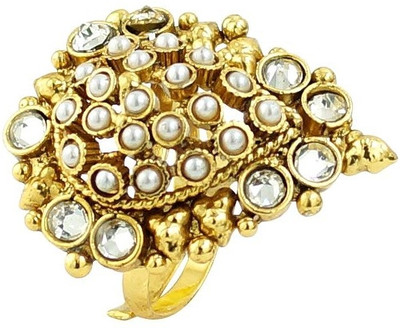 65% OFF on R S Jewels Gold Plated Latest Treand Alloy 22K Yellow Gold Plated Ring