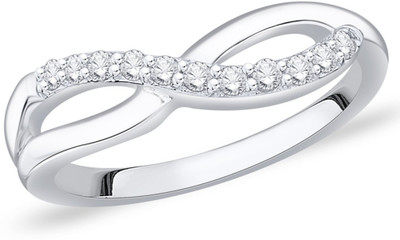 

Peora Infinity Sterling Silver Rhodium Plated Ring