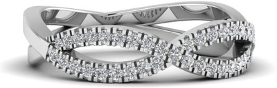

ICR Jewels Sterling Silver Cubic Zirconia Sterling Silver Plated Ring