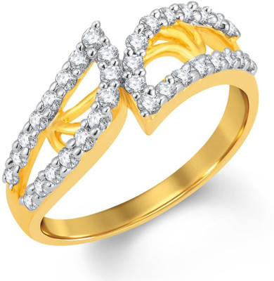 

Sukkhi Alloy Gold-plated, Rhodium Plated Ring, White;gold