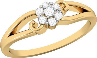 

Vachya Glory 14kt Diamond Yellow Gold ring(Yellow Gold Plated)