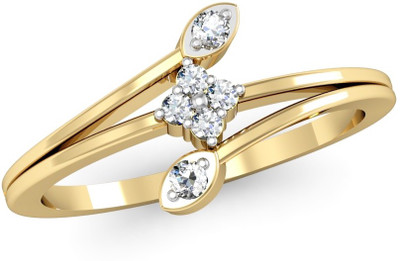 

Vachya Glory 14kt Diamond Yellow Gold ring(Yellow Gold Plated)