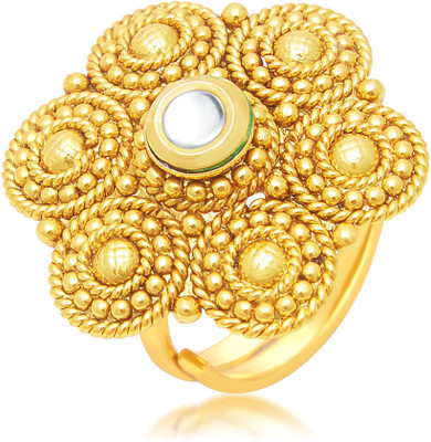 

Sukkhi Appealing Copper Gold-plated Plated Ring