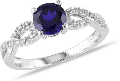

Kiara Jewellery Namrata Sterling Silver Swarovski Zirconia Gold-plated Plated Ring