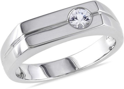 

Kiara Jewellery Salman Sterling Silver Swarovski Zirconia Gold-plated Plated Ring