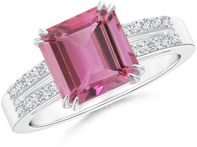 

Kiara Jewellery Divya Silver Swarovski Zirconia Rhodium Plated Ring