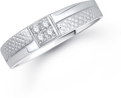 

Meenaz Alloy Cubic Zirconia Ring, White