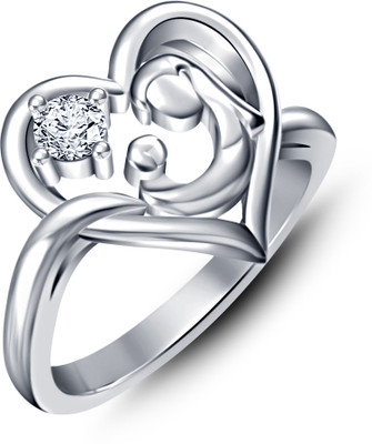 29% OFF on Kirati Silver Cubic Zirconia Platinum Plated Ring 29% OFF on Kirati Silver Cubic Zirconia Platinum Plated Ring