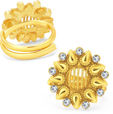 

Sukkhi Magnificent Alloy Gold-plated Plated Toe Ring Set
