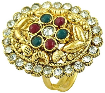 69% OFF on R S Jewels Gold Plated Latest Treand Alloy Gold Plated Ring