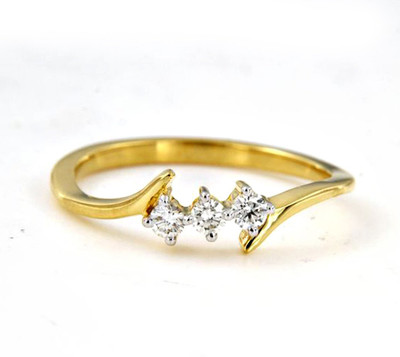 

Anopchand Tilokchand Jewellers Silver Cubic Zirconia Gold-plated Plated Ring
