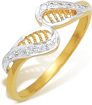 5% OFF on Nishtaa 22kt Cubic Zirconia Yellow Gold ring