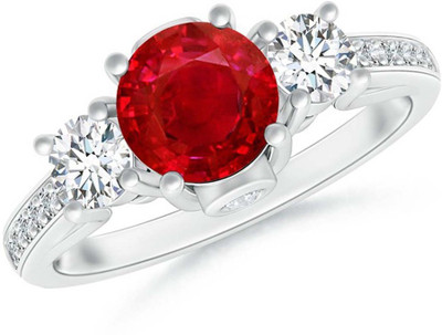 

Kiara Jewellery Silver Cubic Zirconia Rhodium Plated Ring