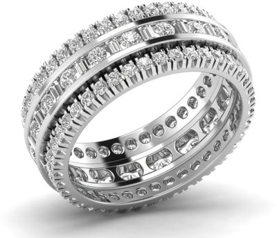 

ICR Jewels Silver Cubic Zirconia Sterling Silver Plated Ring