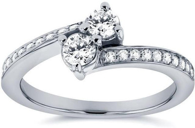 

Kiara Jewellery Janavi Sterling Silver Swarovski Zirconia Gold-plated Plated Ring