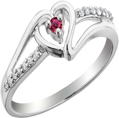 

Kiara Jewellery Sterling Silver Swarovski Zirconia Ring, White