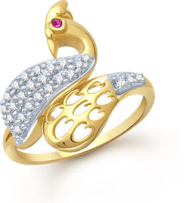 75% OFF on MEENAZ Enchanting Peacock Alloy Ring
