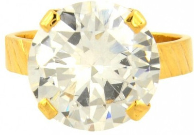 SMS Retail 8.25 Ratti Stone Zircon Copper Plated Ring