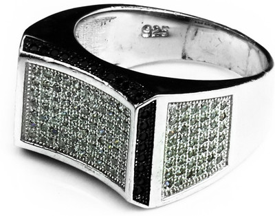 

Swank Silver Elegant Exclusive Sterling Silver Ring, Multicolor