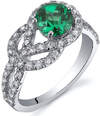 

Kiara Jewellery Sterling Silver Swarovski Zirconia Rhodium Plated Ring, White