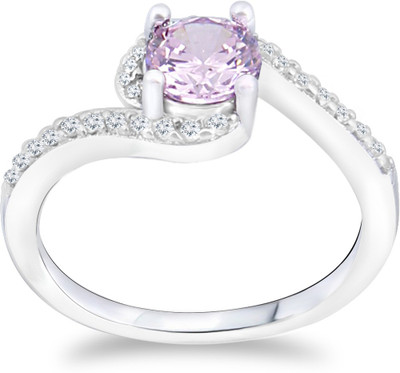

Fasherati Solitaire Crystal Crystal Ring, Silver